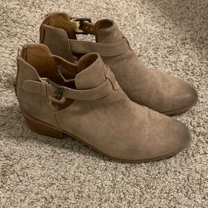 Abound Taupe Ankle Booties